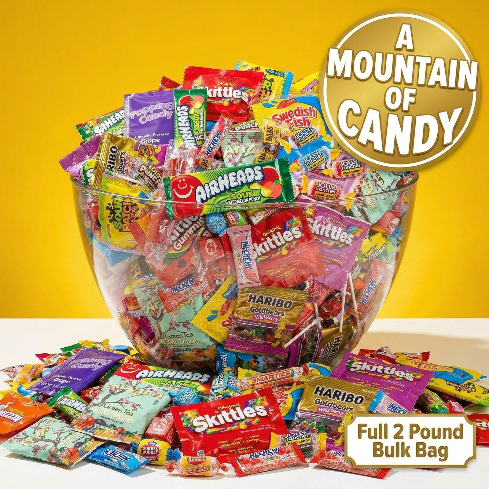 Ultimate Assorted Candy Party Mix – 2 LB Bag – Mega 2 pounds, Multicolor