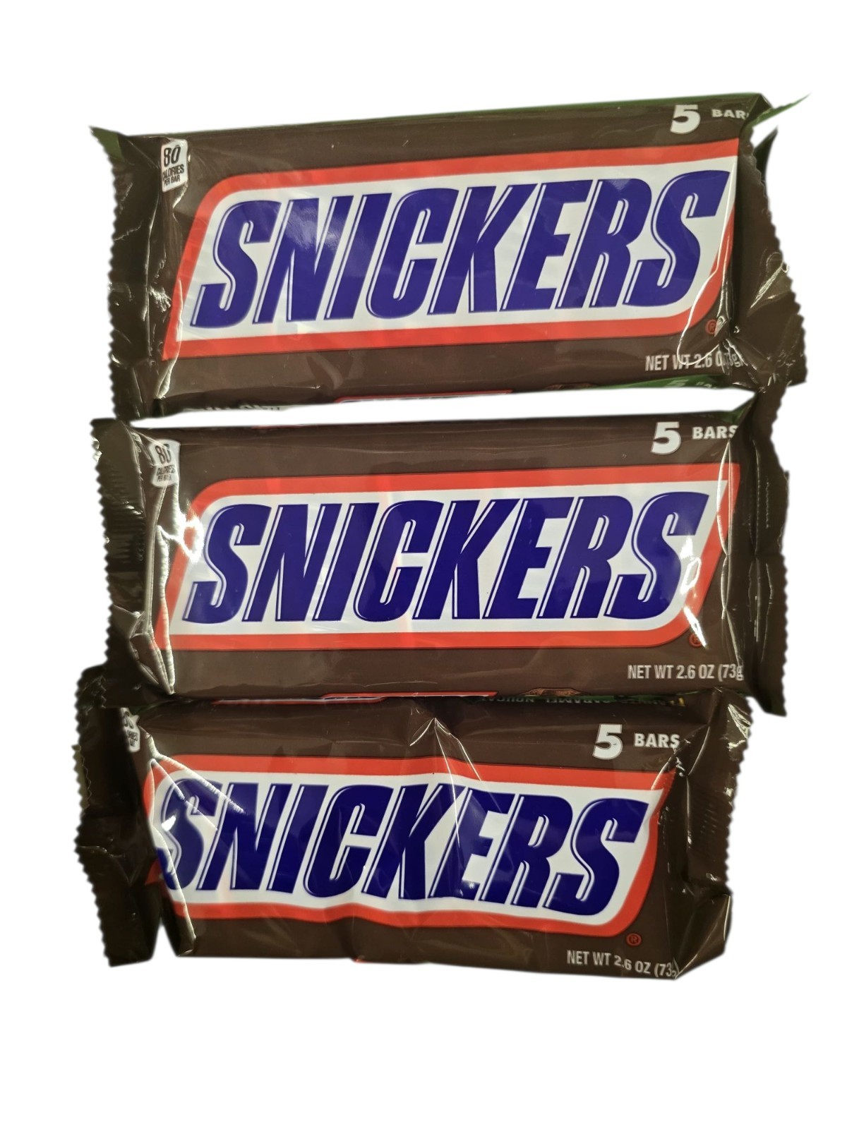 Snickers Fun Size Chocolate Bars 3 Pack Jumbo Bulk Candy Bag Sweet Treats