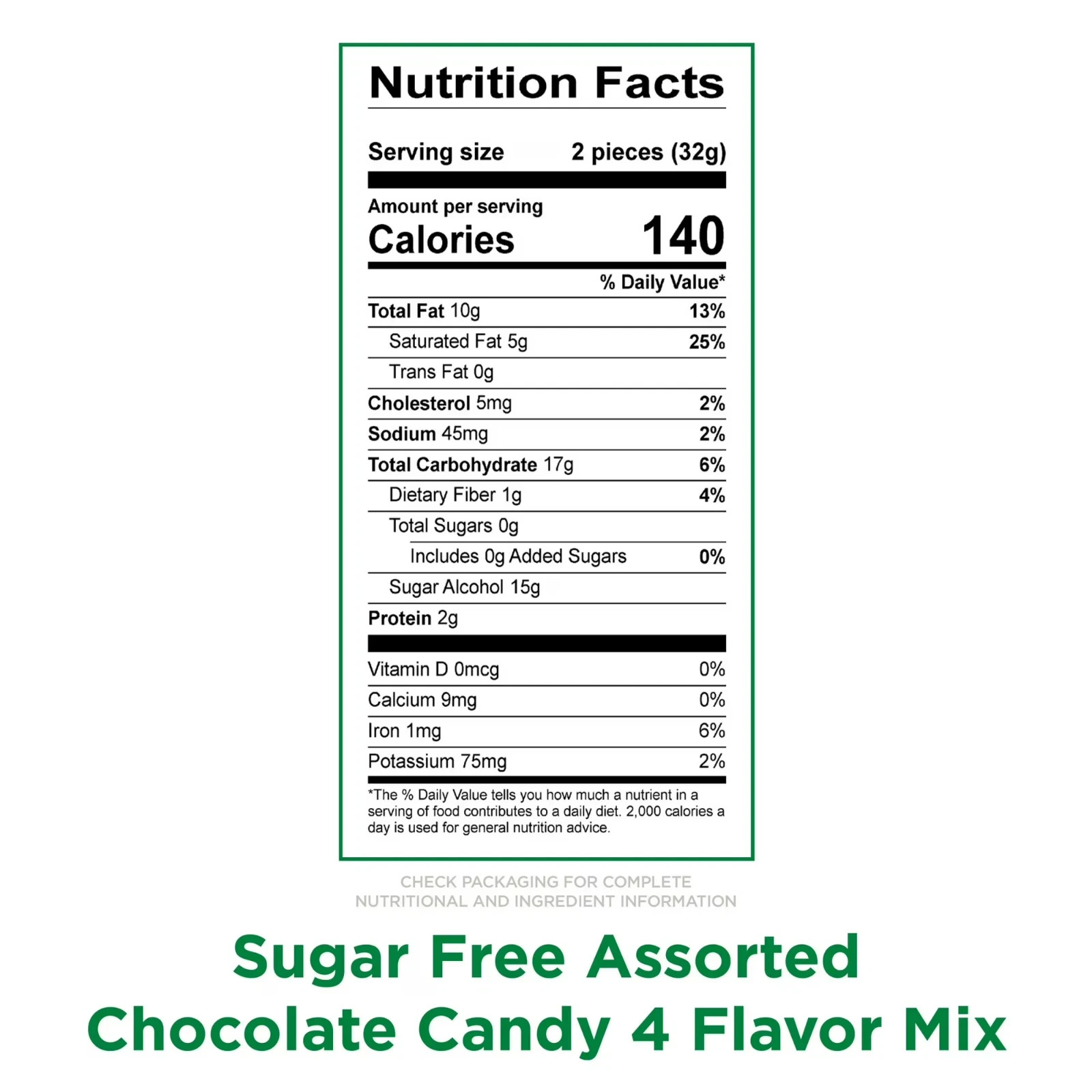 Russell Stover Sugar-Free, 4 Flavor Mix, Bulk Chocolate Candy Bars (1 Pound)