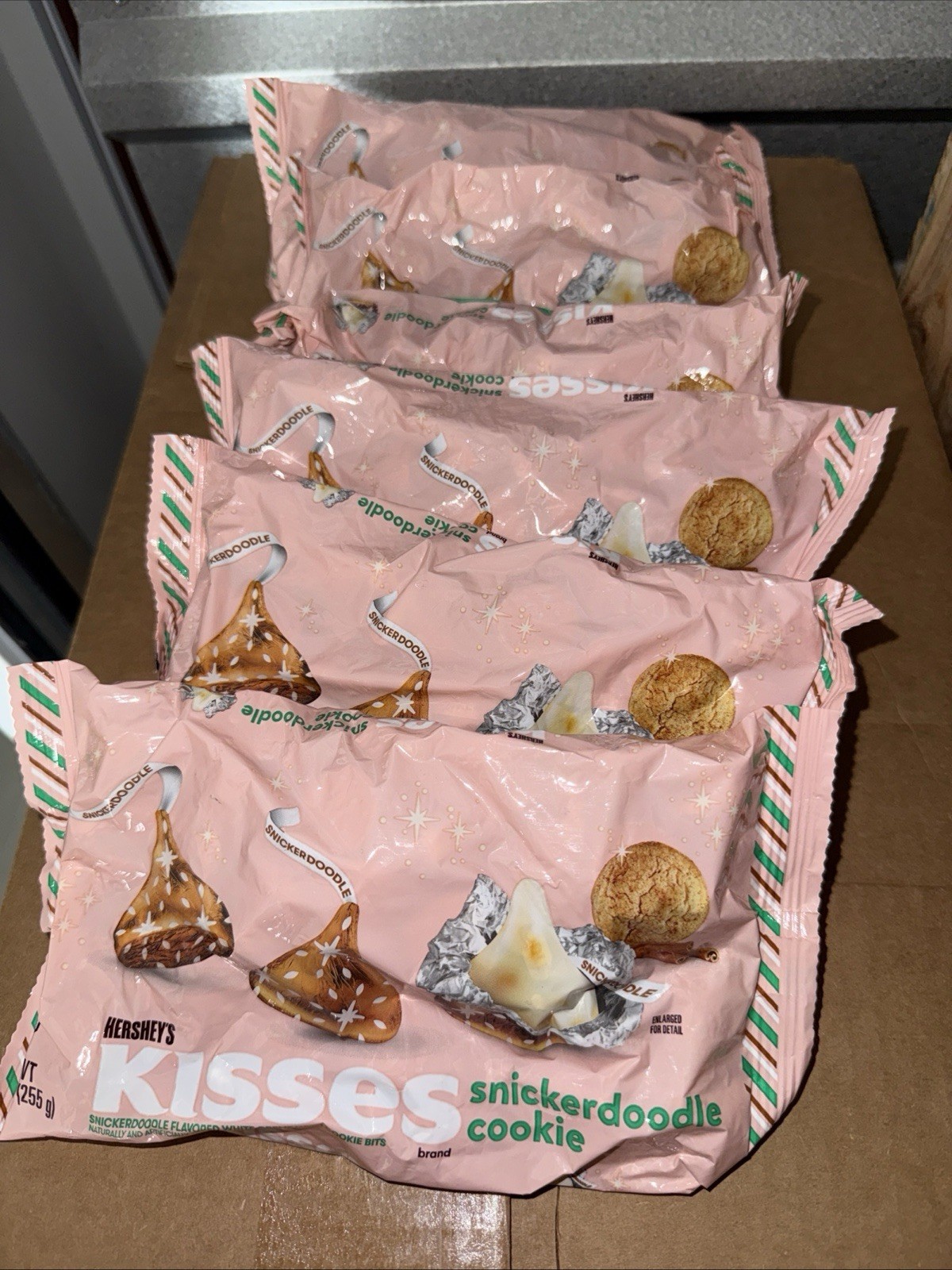 Hershey’s Snickerdoodle Cookie Kisses Lot of 7 Bags 9oz Each BB 11/2026