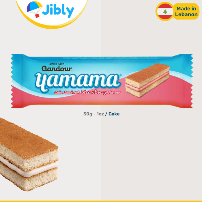 🇱🇧 Lebanese Gandour Yamama | Strawberry Cake | 30g Packs | Wholesale Deals