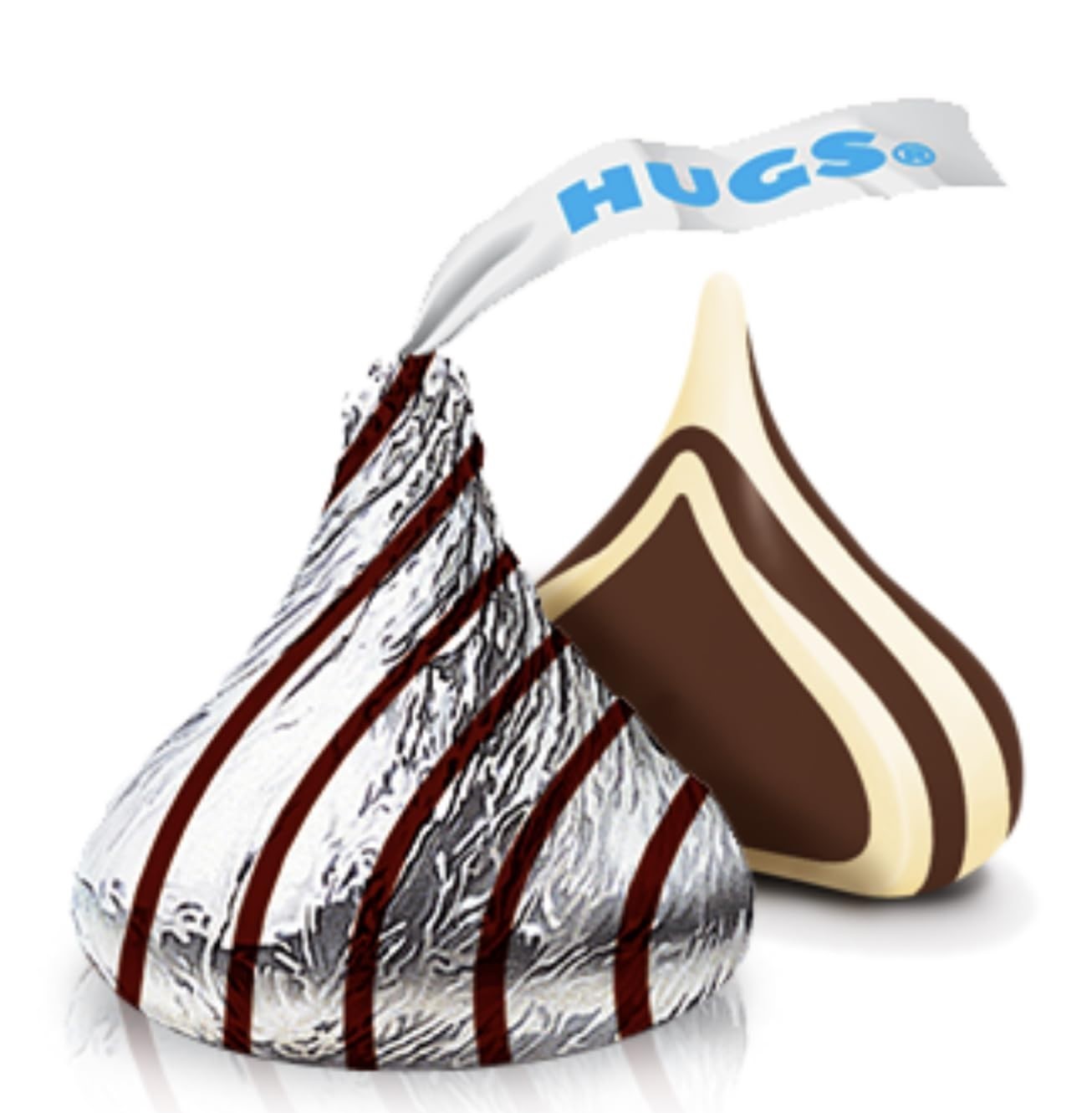 KISSES HUGS WHITE CREME & COOKIES & CREME MIX Chocolate Candies, BULK BAGS VALUE