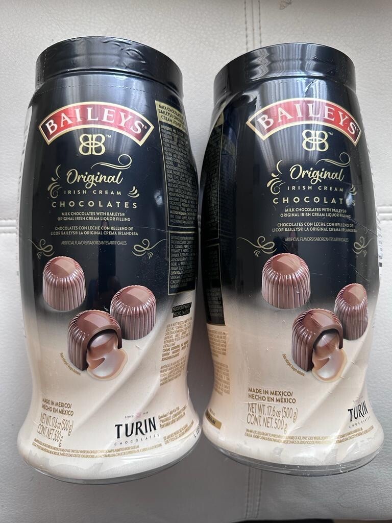 Baileys Irish Cream Chocolate filled 500gr Each 2 Jar