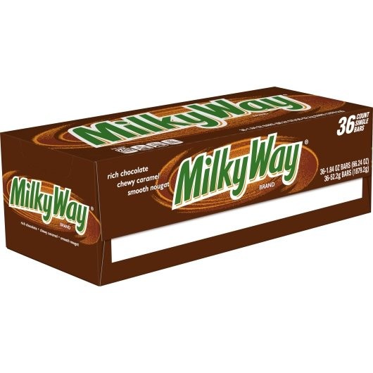 Milky Way Single Chocolate Bar, 1.84 Ounce, 360 Per Case