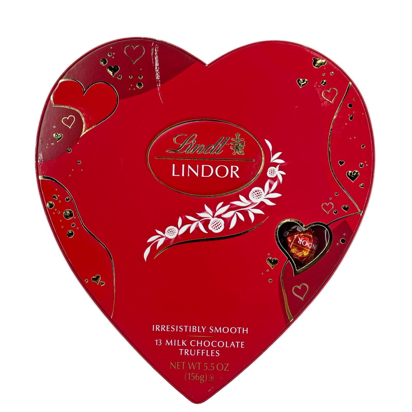Lindt LINDOR Milk Chocolate Truffles Heart Gift Box New Exp: 10/31/26