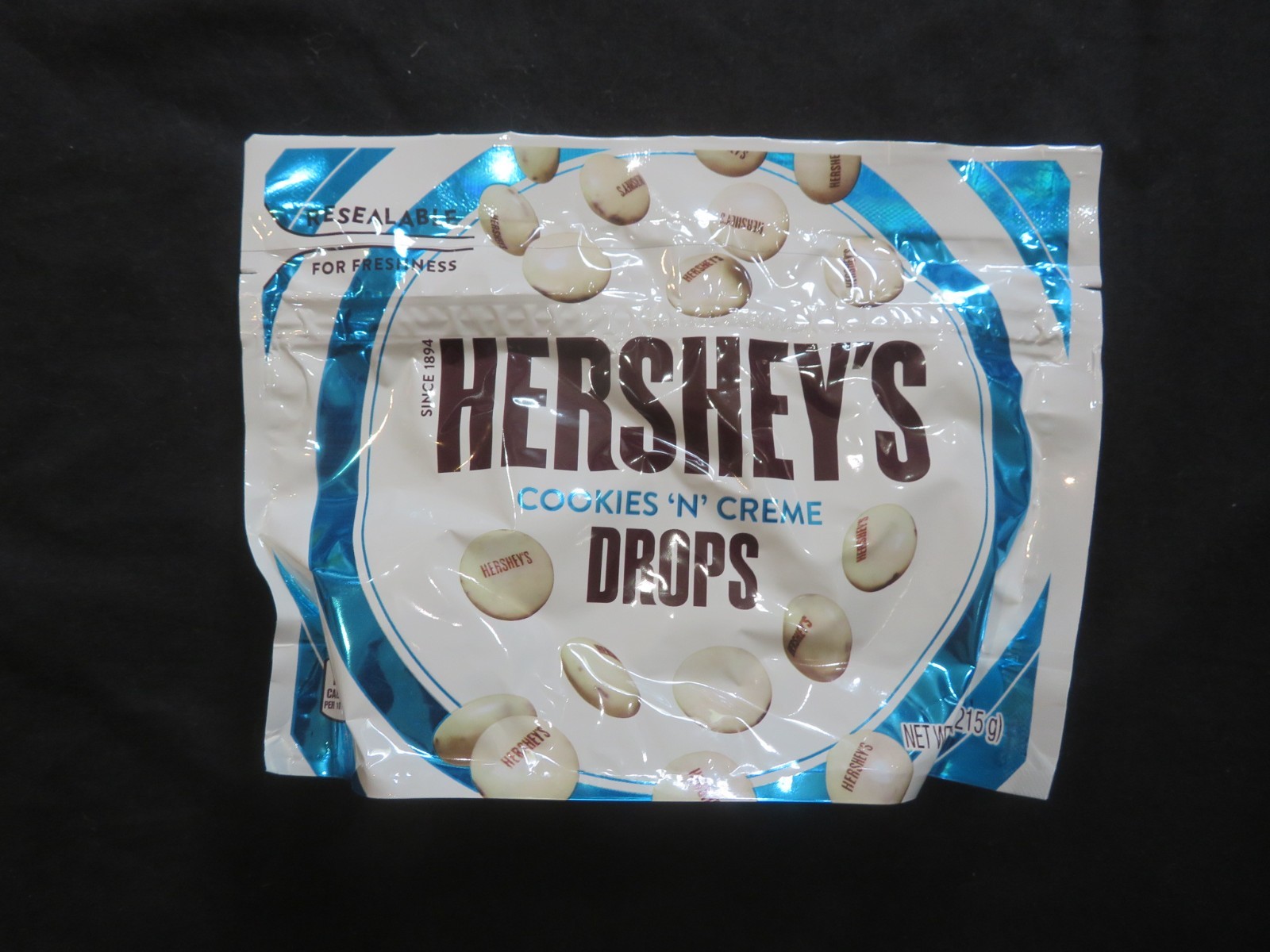 Hershey’s Cookies ‘N’ Creme Drops 7.6 Oz Resealable Bag