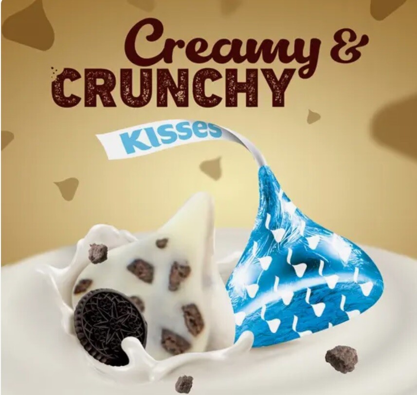 KISSES HUGS WHITE CREME & COOKIES & CREME MIX Chocolate Candies, BULK BAGS VALUE