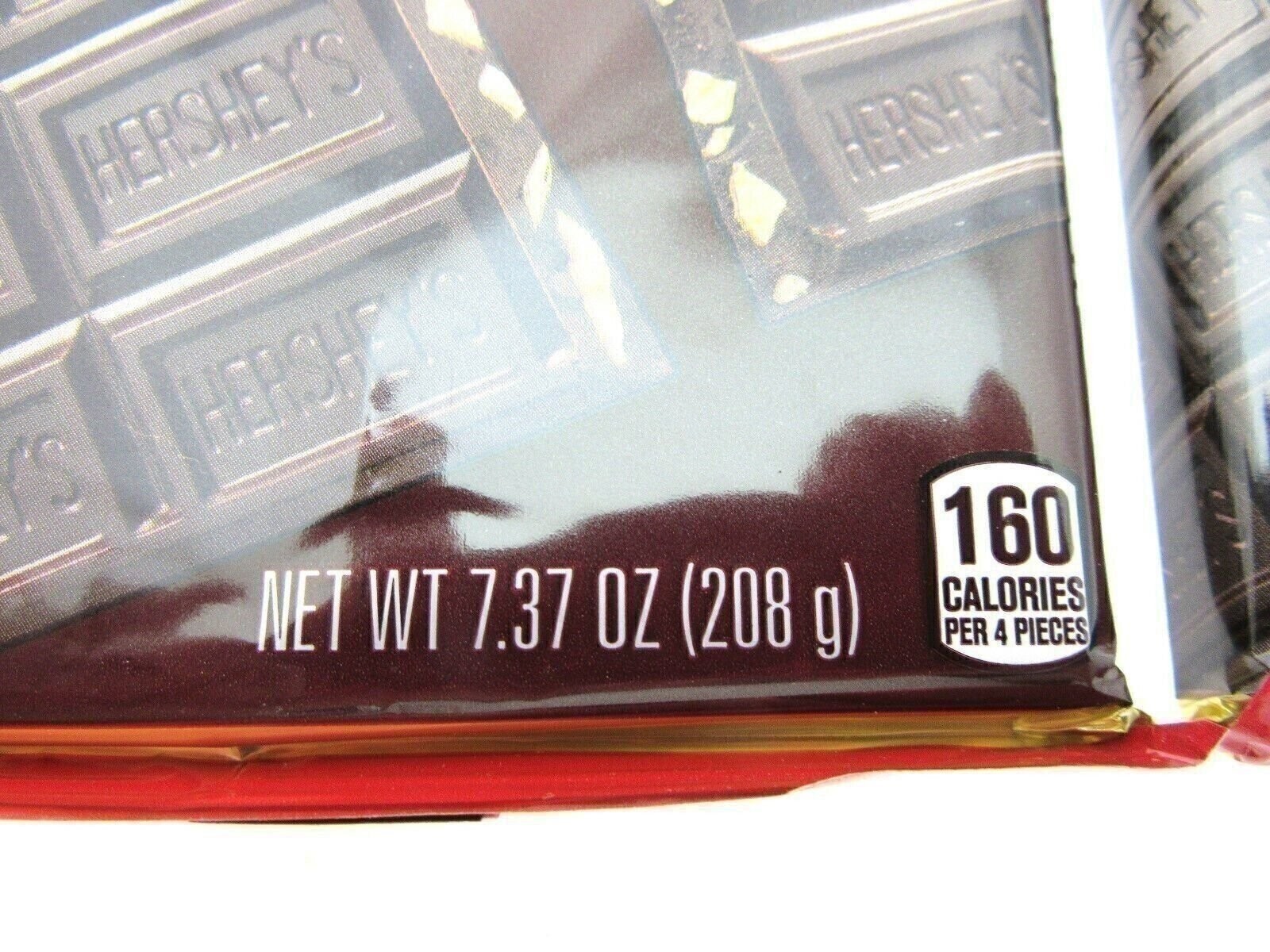 Hershey’s Special Dark w/Almonds ~ Chocolate ~ Giant Size 7.37 ounce ~ Lot of 3