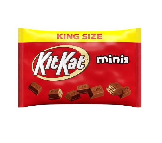 KIT KAT Chocolate Candy Minis, King Size- 2.2oz, (Pack of 12)