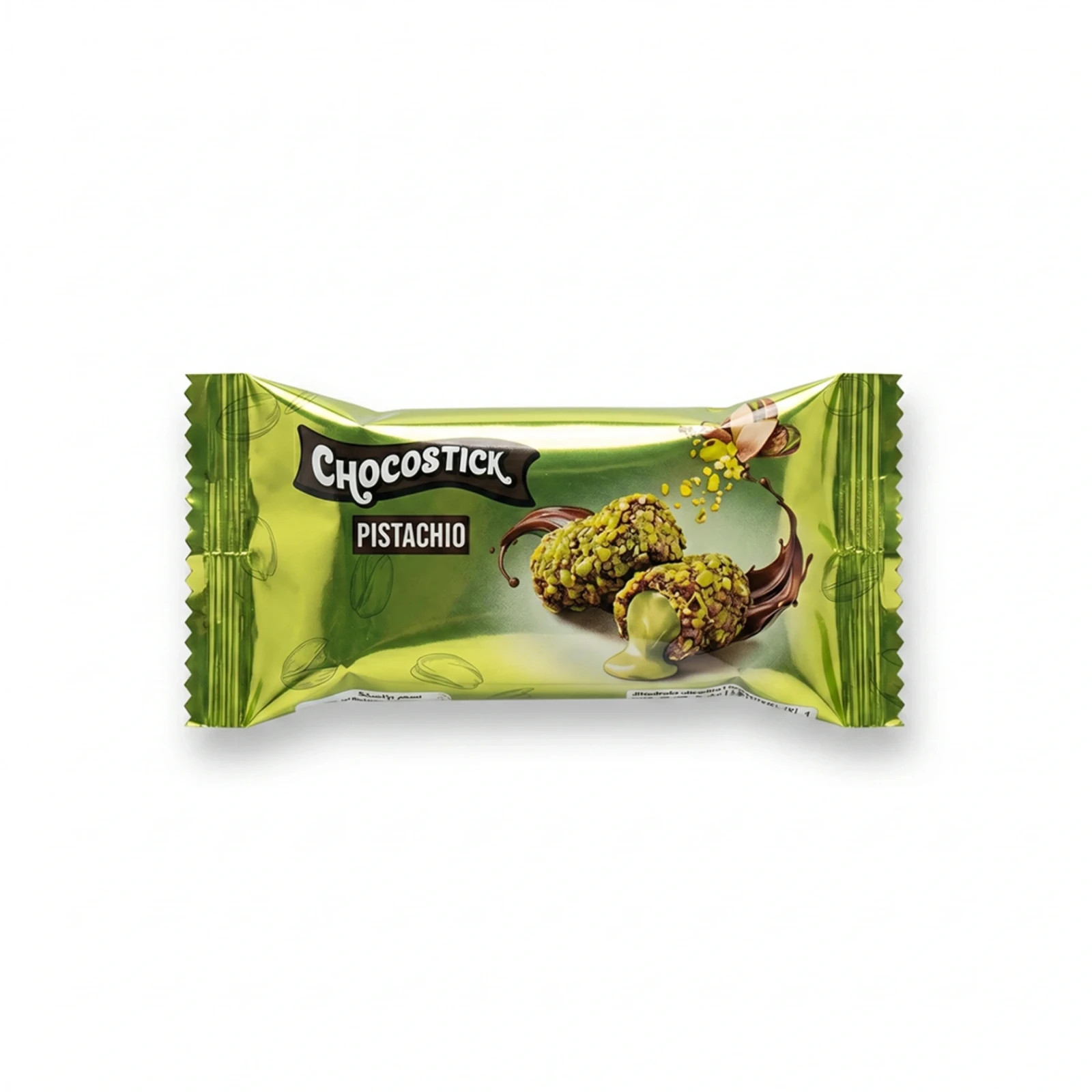 Moments Chocosticks Pistachio Chocolate Covered Premium 100 packs