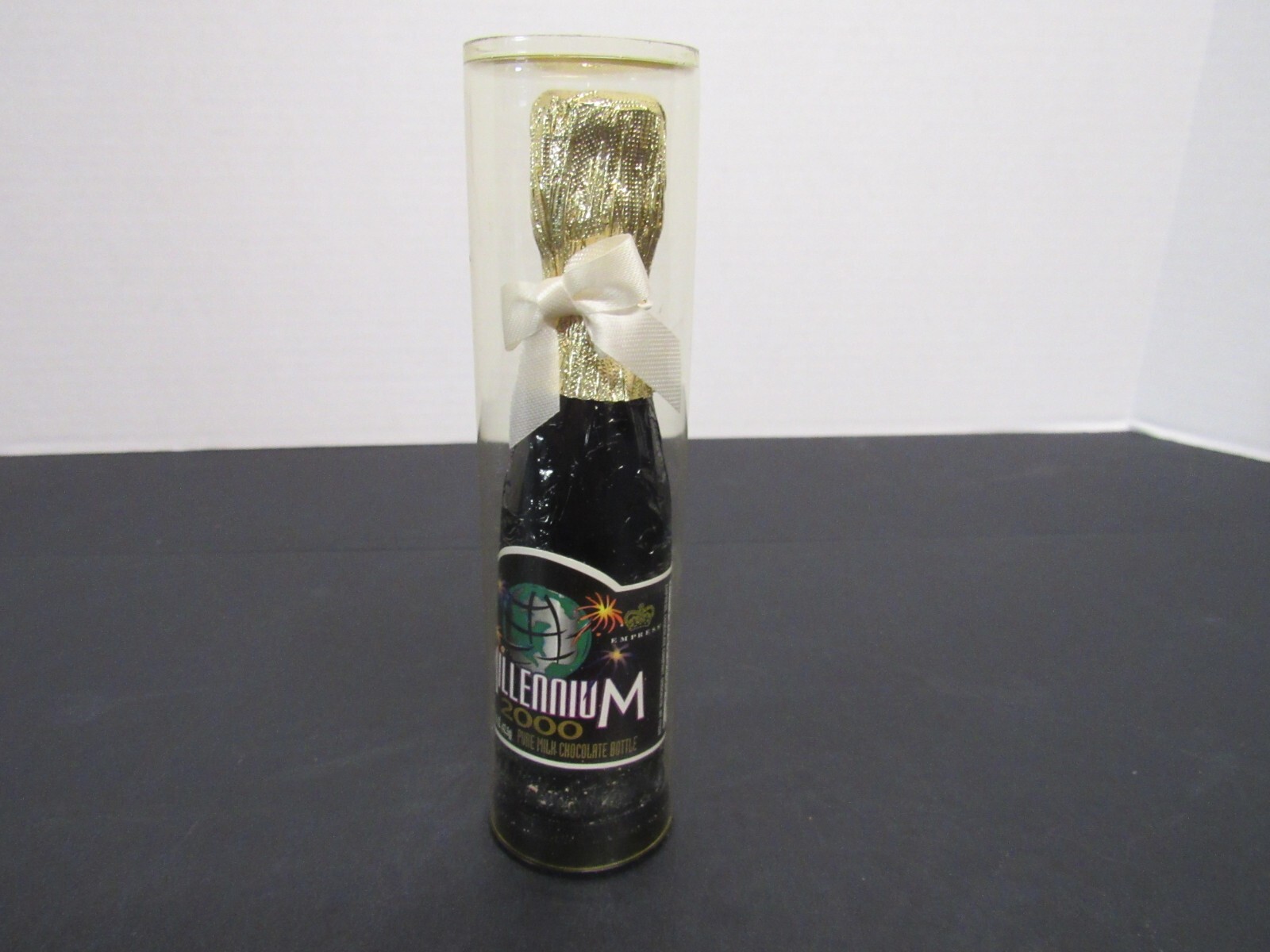 Millennium 2000 Pure Milk Chocolate Bottle by Empress Chocolate Co. 1.5 oz.