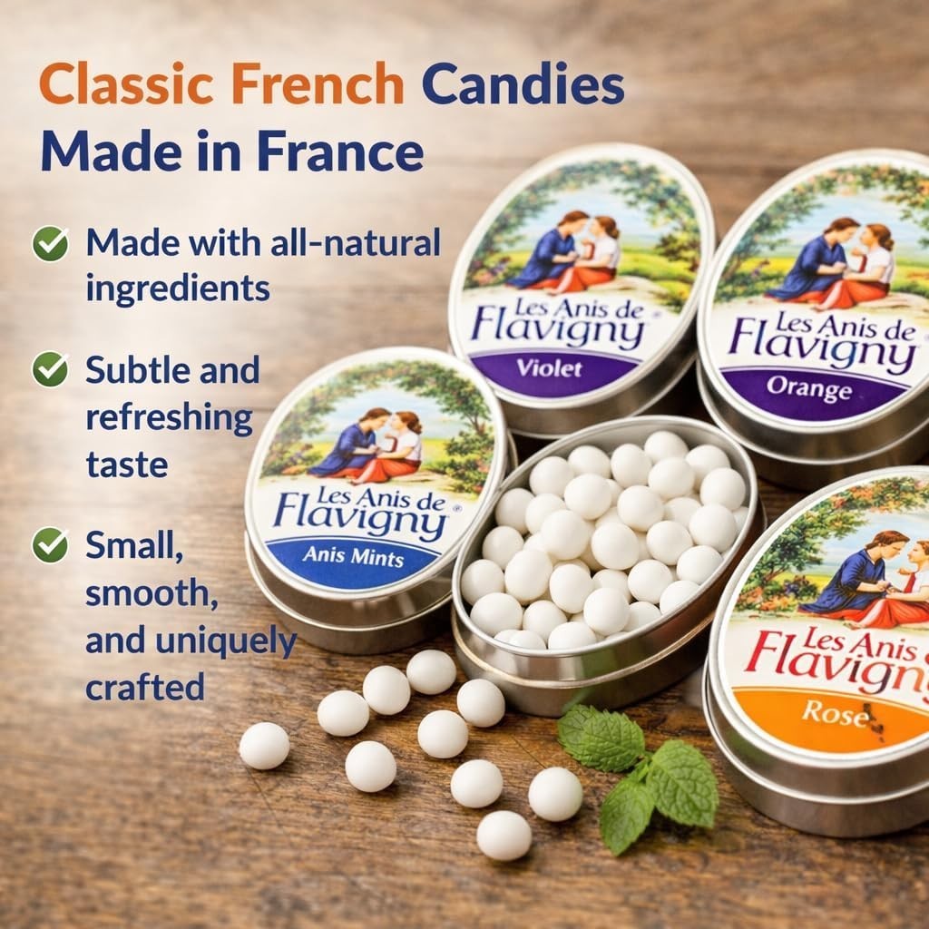 Natural Rose Hard Candy – Les Anis De Flavigny French Mints
