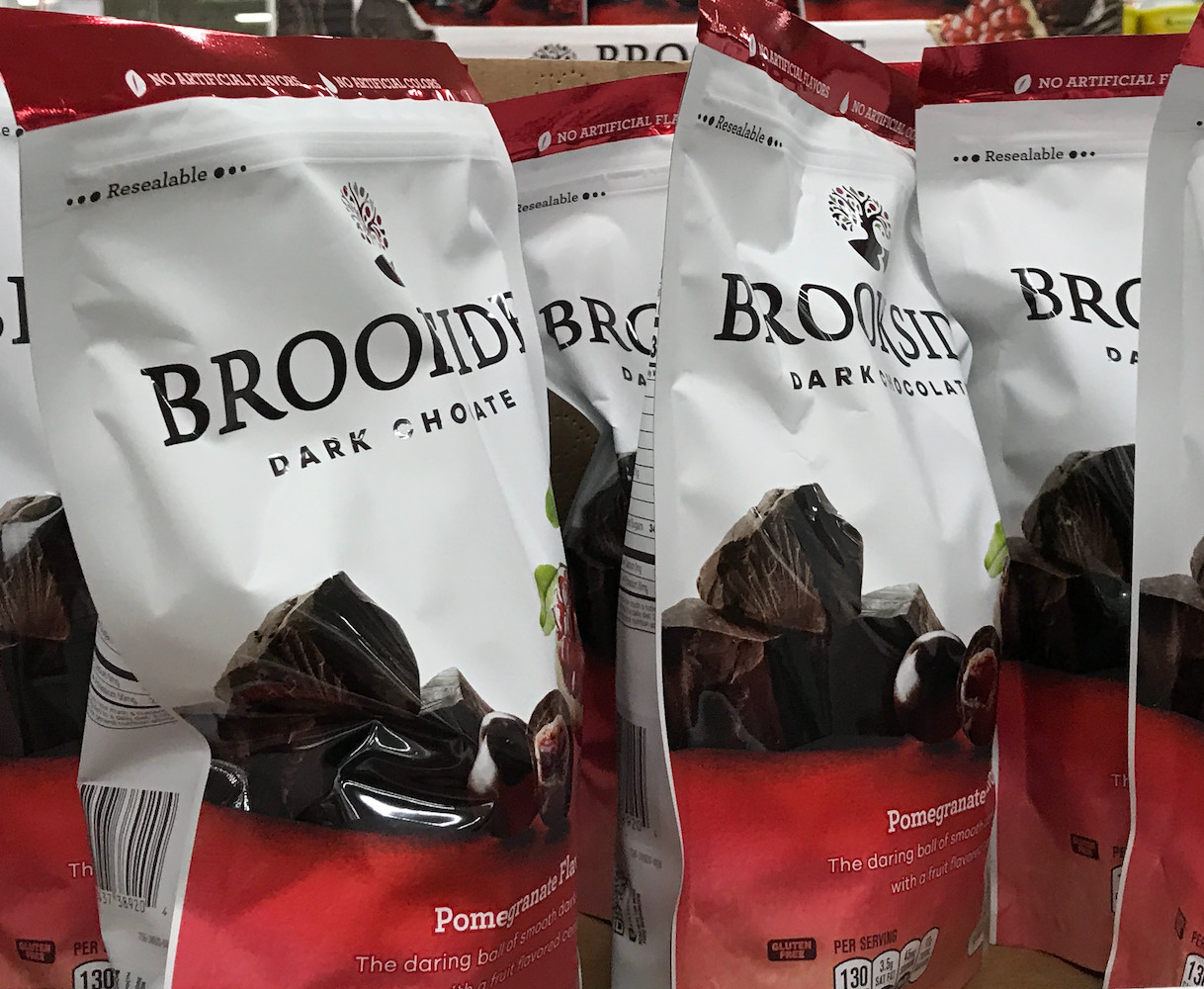 2 Pack BROOKSIDE Dark Chocolate and Pomegranate Flavored Chocolate, 32 oz Each