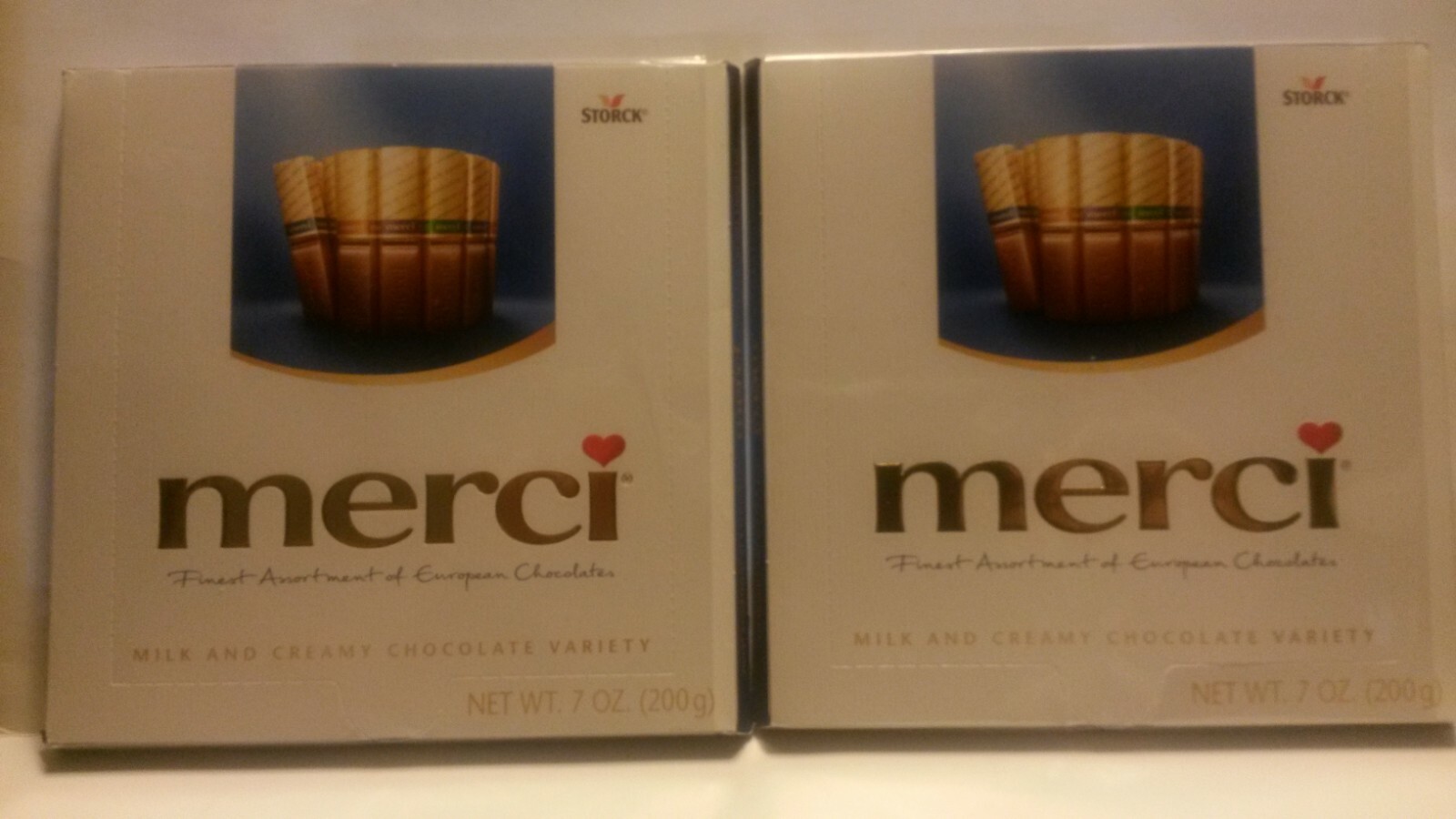 2 Merci European Milk Chocolate Variety, (2x7oz) 14 Oz TOTAL