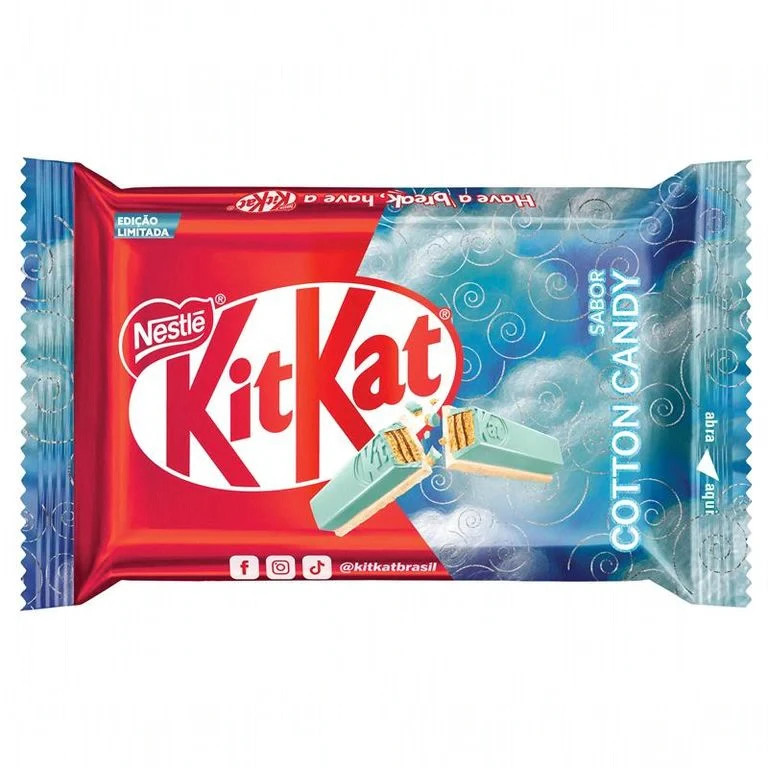 Kit Kat Cotton Candy Flavored Chocolate Bar 42g / 1.48 oz x 24