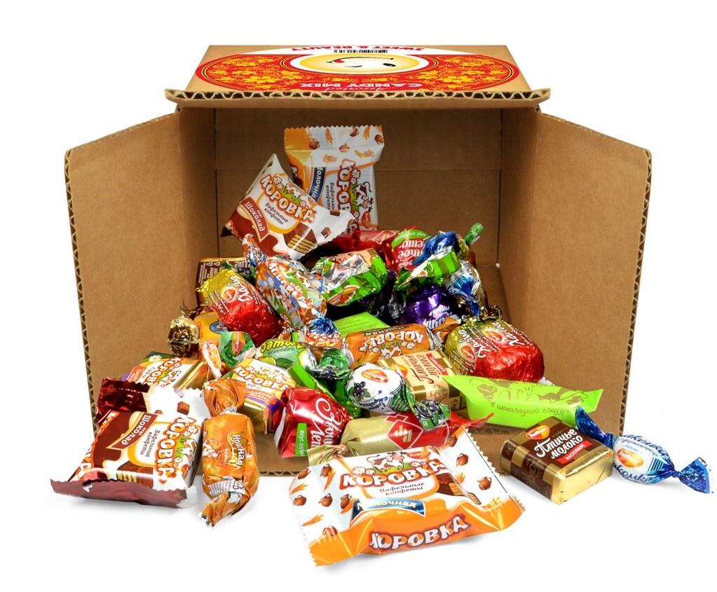 Russian Sweets Candy Mix Chocolate, Toffee & Hard Candies Assortment 1lb/450g