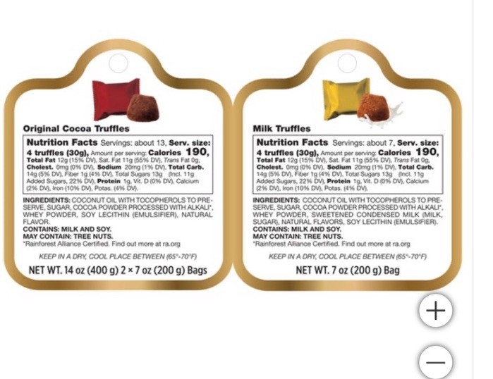 Truffettes de France Lunar New Year Lantern Truffle Assortment, 7 oz, 3 ct Gold