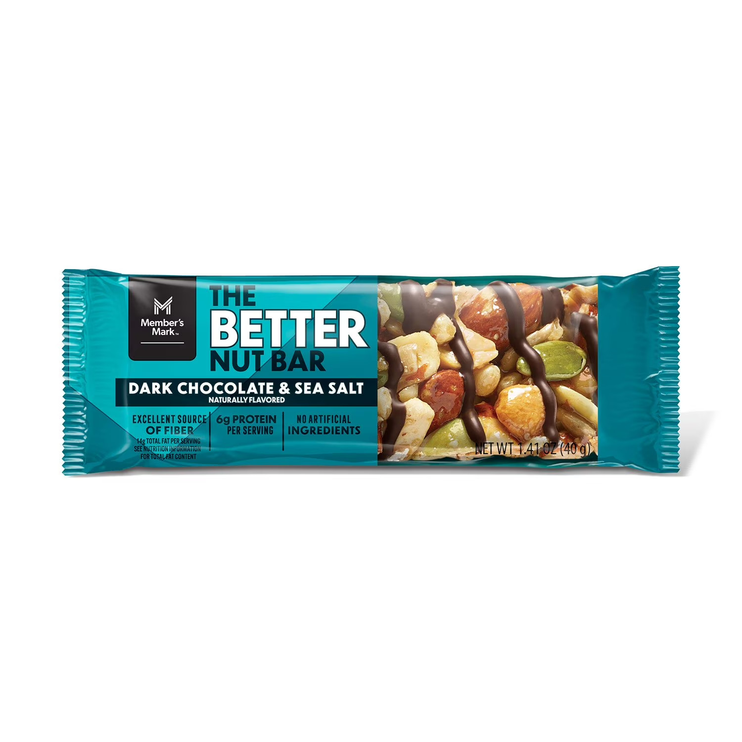 Member’s Mark The Better Nut Bar, Dark Chocolate and Sea Salt, 24 ct