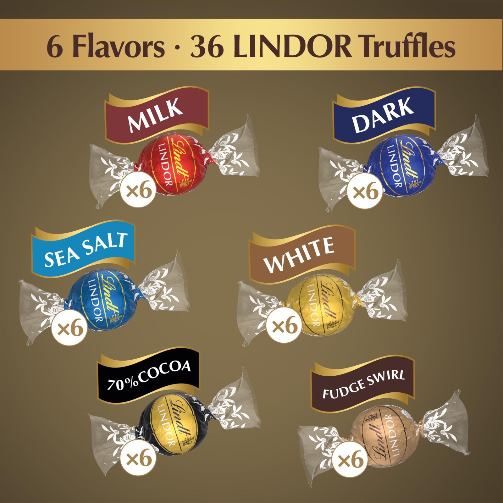 Deluxe Assorted Chocolate Truffles Gift Box – 15.2 oz, Gourmet Candy Treats