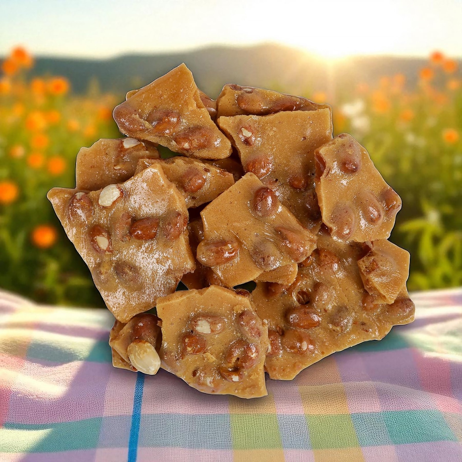 Home Style Peanut Brittle Candy by Smarty Stop (1 Pound 1 (Pack of 1)