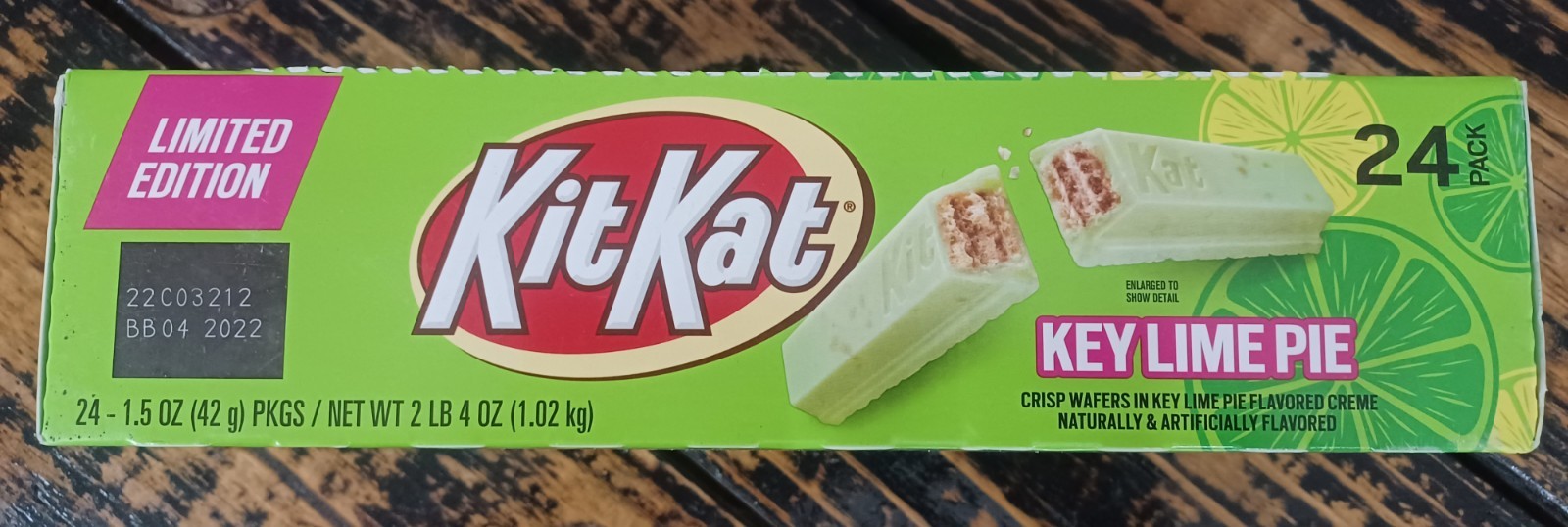 Rare Kit Kat Key Lime Pie 24-PACK LTD EDITION (Discontinued + Sealed + Cooled)