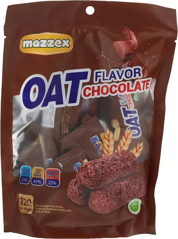 Mazzex Oatmilk Choco – Chocolate, 120gr Free Shipping World Wide