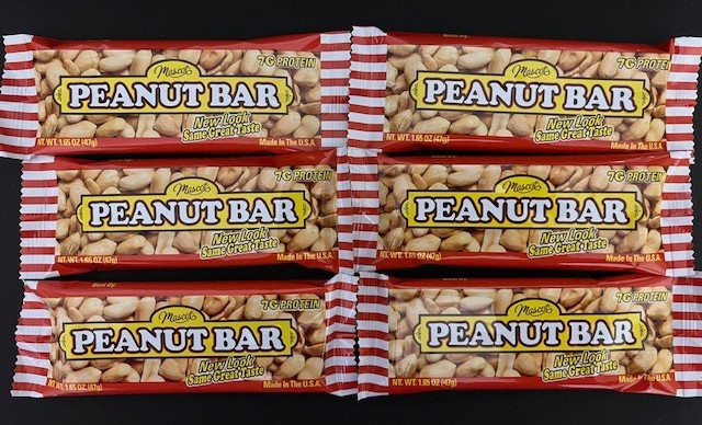 Mascot Peanut Block Bars – Classic Sweet & Salty Flavor – {6 BARS}