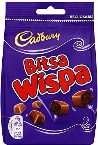 Cadbury 10 X Bitsa Wispa 110G | 10 Pack Bundle