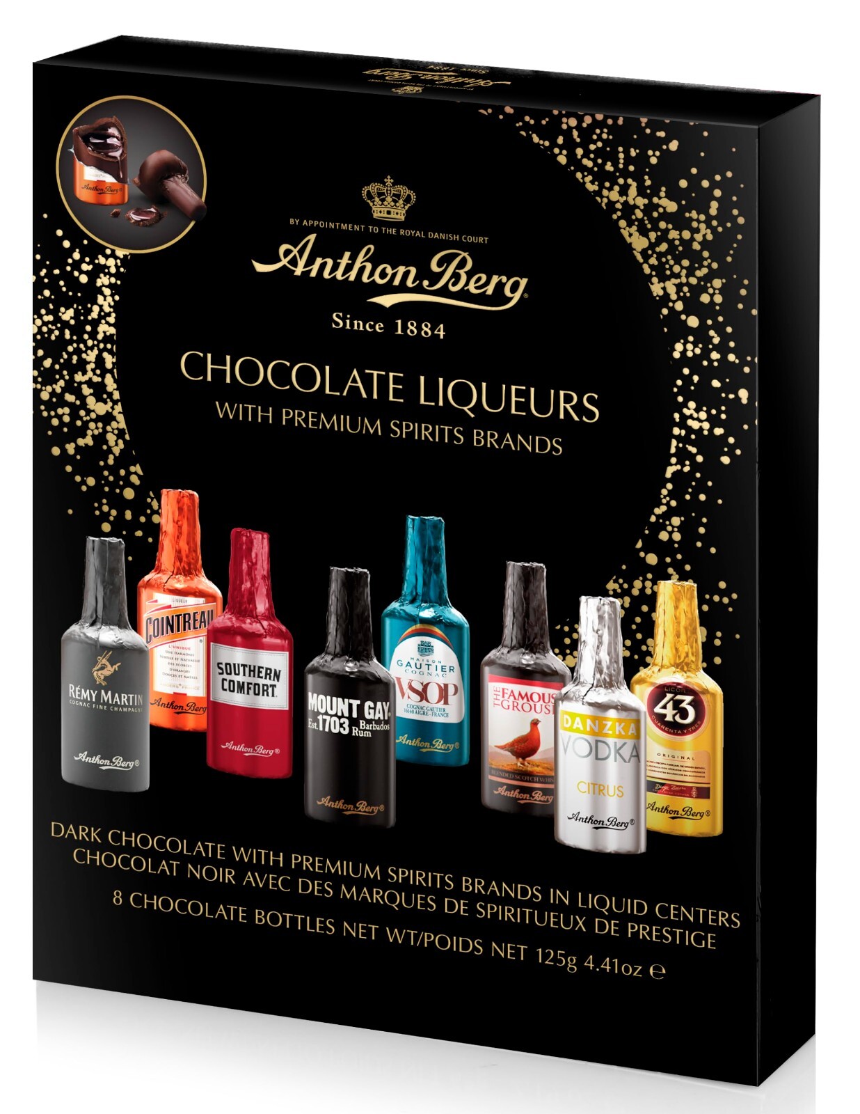 Anthon Berg Chocolate Liqueurs Famous Liqueurs with a Delicious Liquid Filling