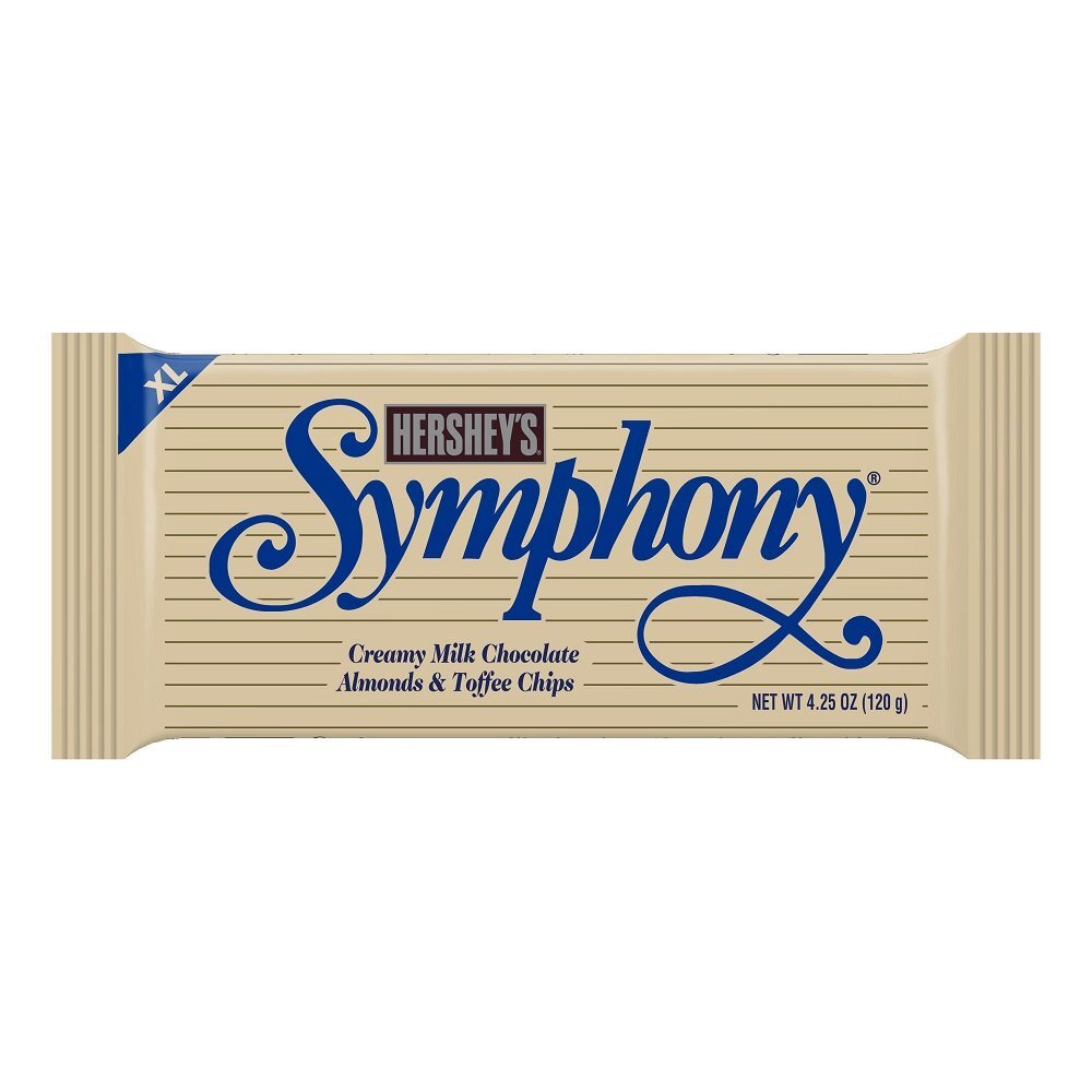 HERSHEY’S Symphony TOFFEE Almond Chocolate XL BAR PRICE-PICK YOUR CRAVING SIZE!