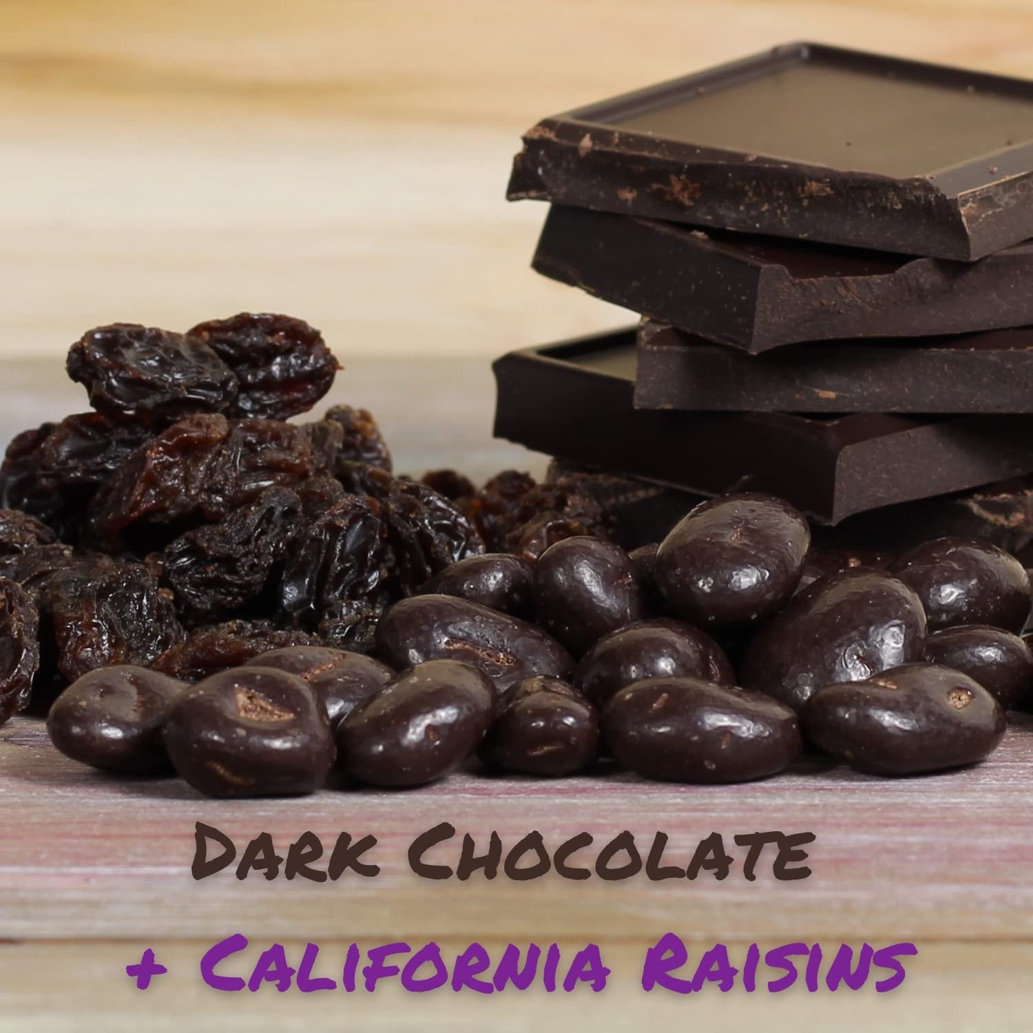 Gourmet Chocolate Covered Raisins by Its Delish (Dark Chocolate, one pound)