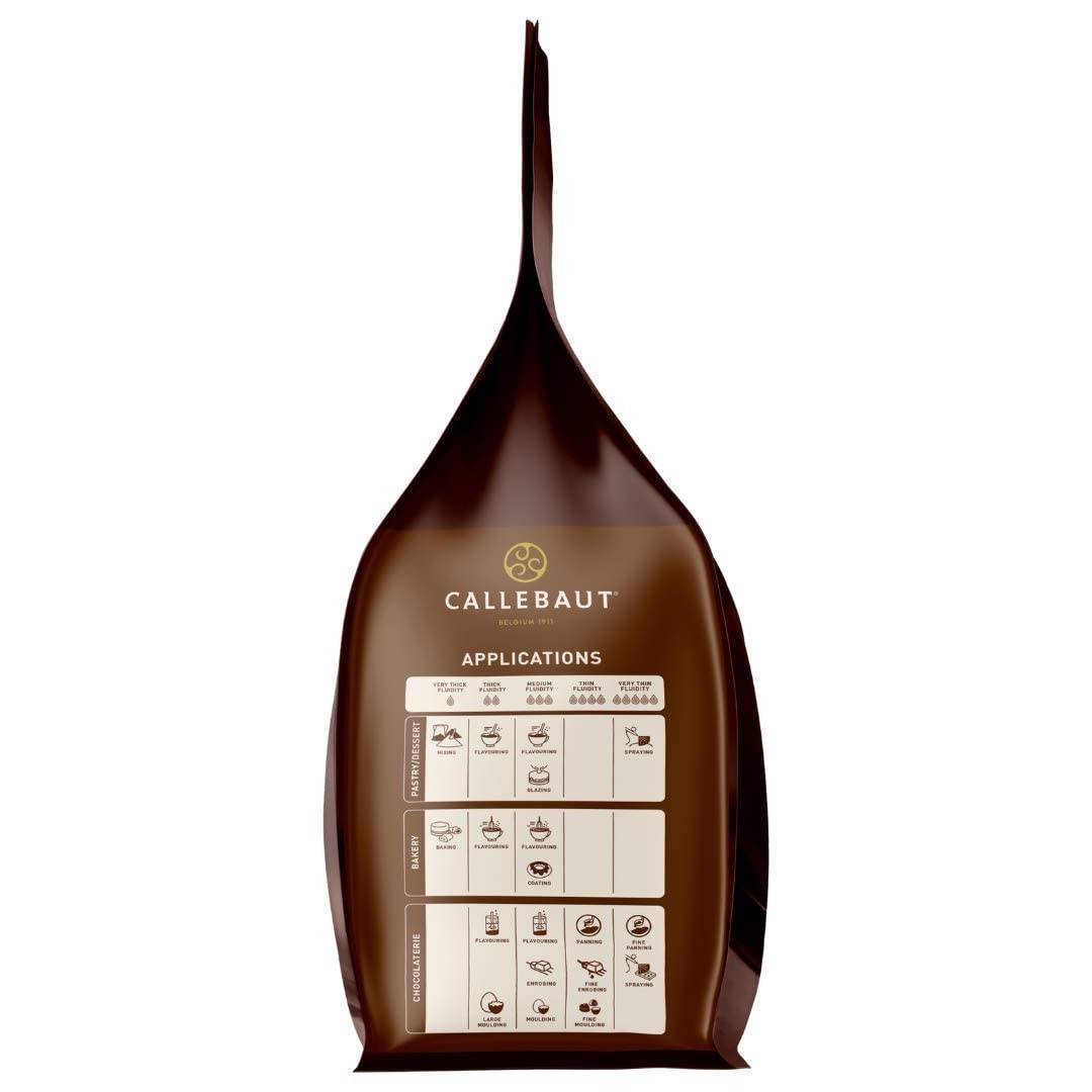 Belgian Dark Chocolate Callets 54.5% Cocoa, 5.5 Lbs, Semisweet Baking Chips