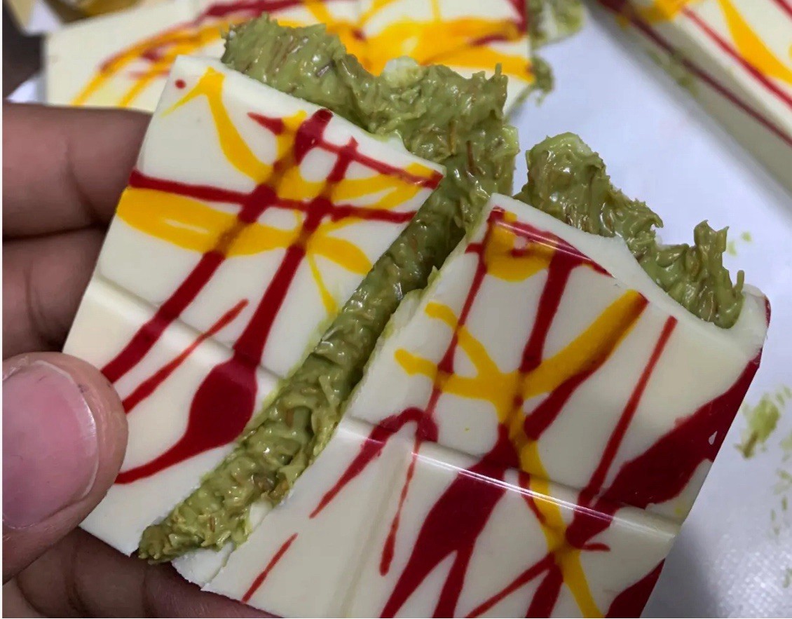 Premium Pistachio White Chocolate Bar 200g~ Fresh From Dubai