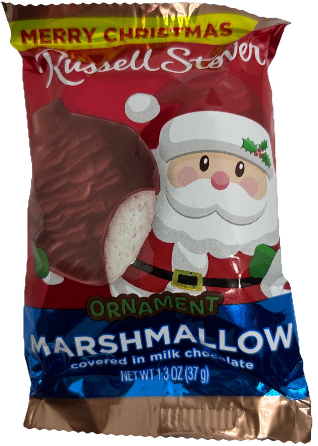 1 Ea—Russell Stover Marshmallow Milk Chocolate Bar—1.3 oz—SHIPS IN 24 HOURS—