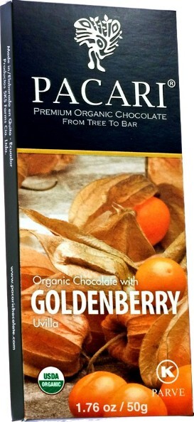 Pacari Goldenberry Chocolate Bar – 1.76 oz. – 50 g.