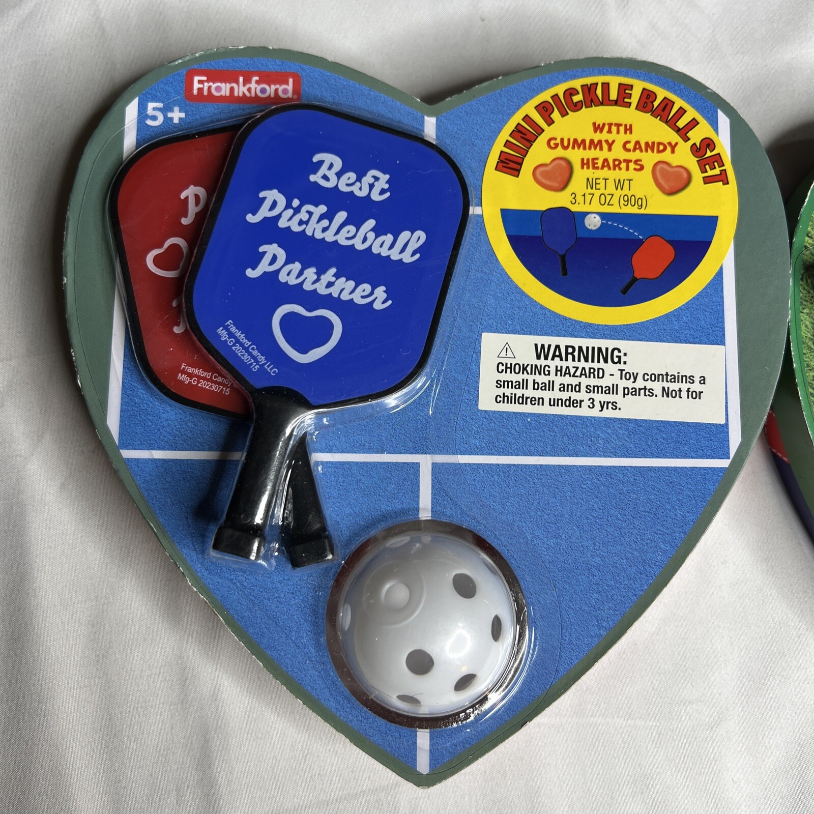 Lot Of 2 Frankford Best Pickleball Partner Shoot Your Shot Cornhole Valentines