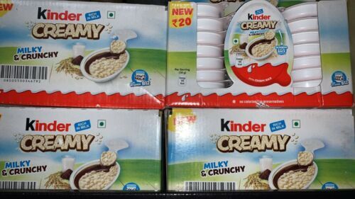 Kinder Creamy X 1 Box x 24 pcs (19g Each) Creamy Milky & Crunchy, Fast Ship