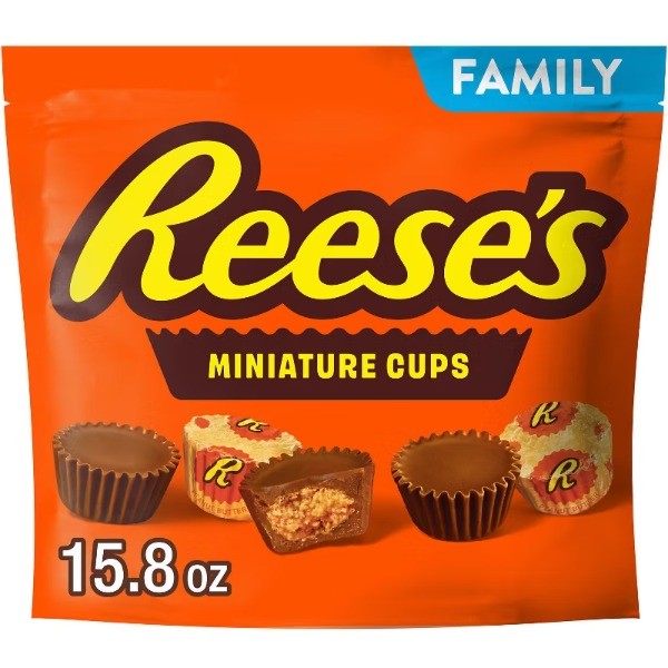 Miniatures Milk Chocolate Peanut Butter Cups Candy – 15.8oz