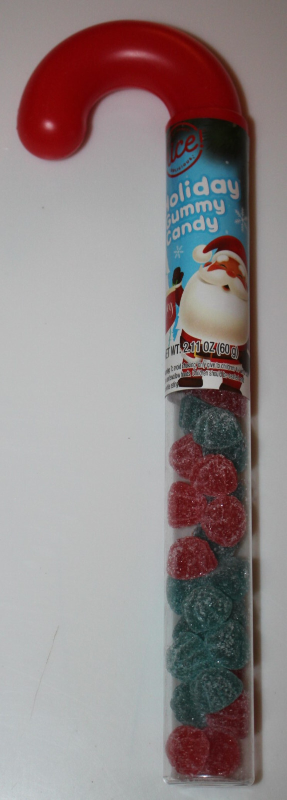 NICE! Holiday Gummy Chewy Candy Cane 2.11 oz