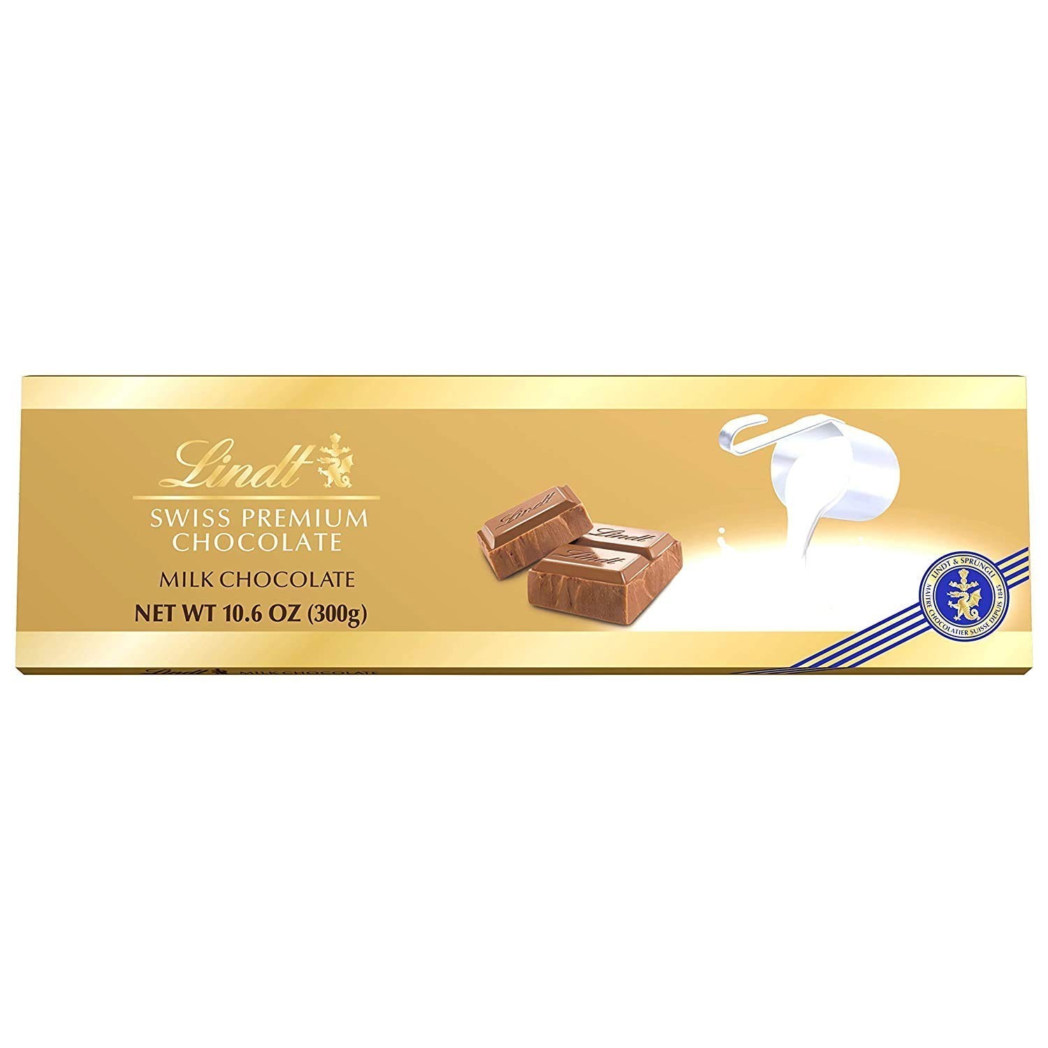 Lindt Swiss Classic Milk Chocolate Bar 300g – Premium Swiss Chocolate – Fresh St