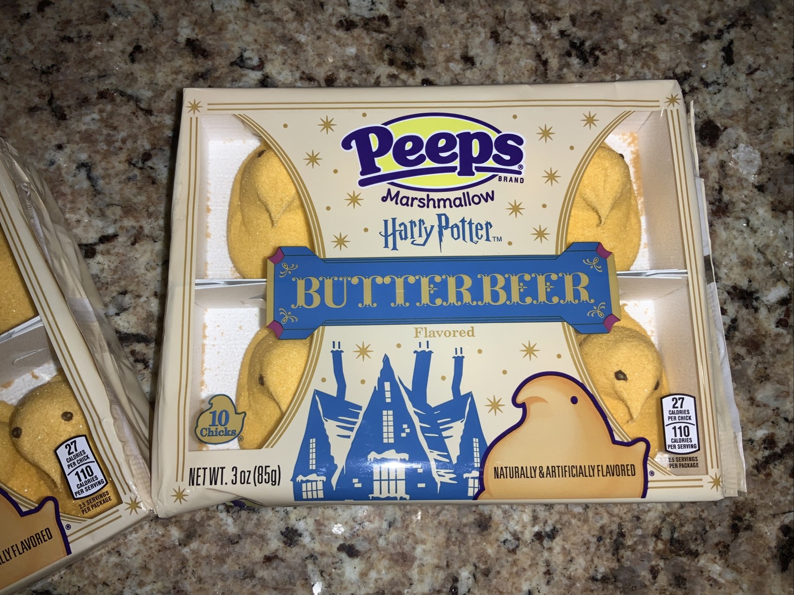 2pc Set 3oz/10ct per Box PEEPS x Harry Potter Butterbeer Chicks Fun Easter Candy