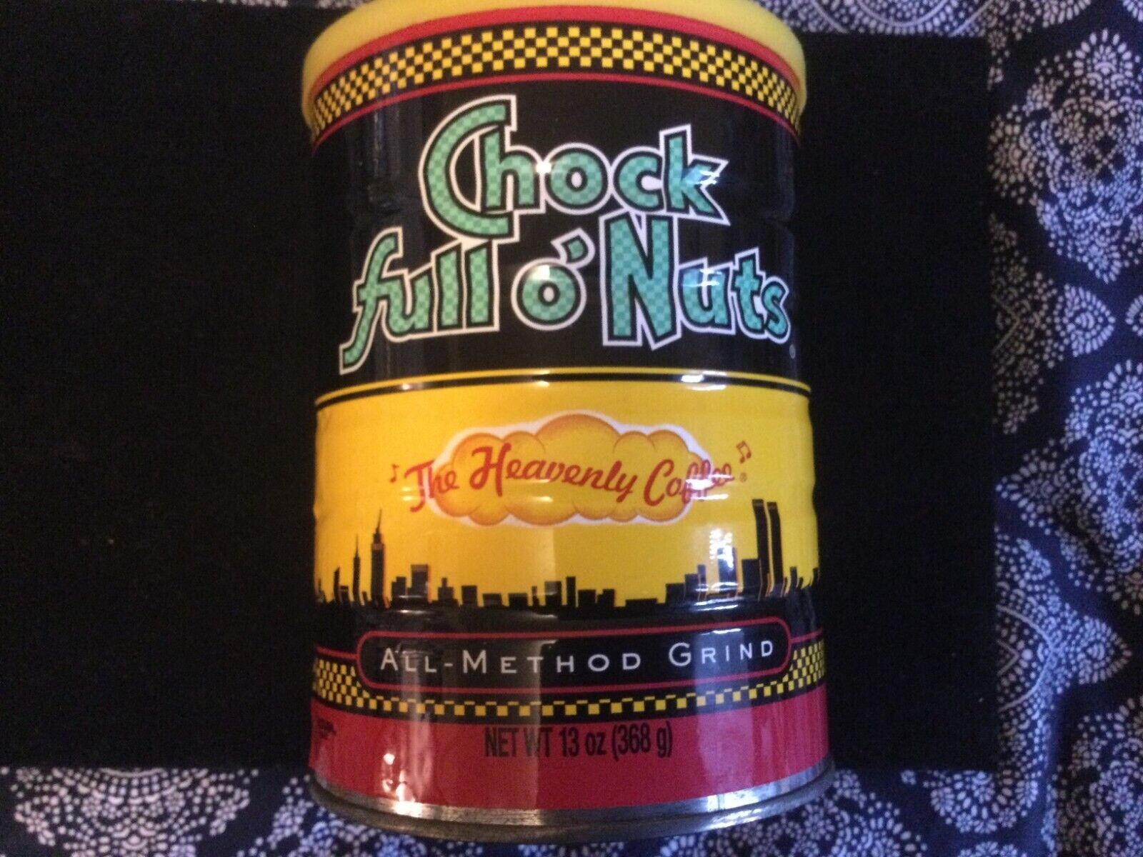Very Rare Memorabilia WTC Discontinued Chock O’Nuts Coffee 13 oz. Unopened