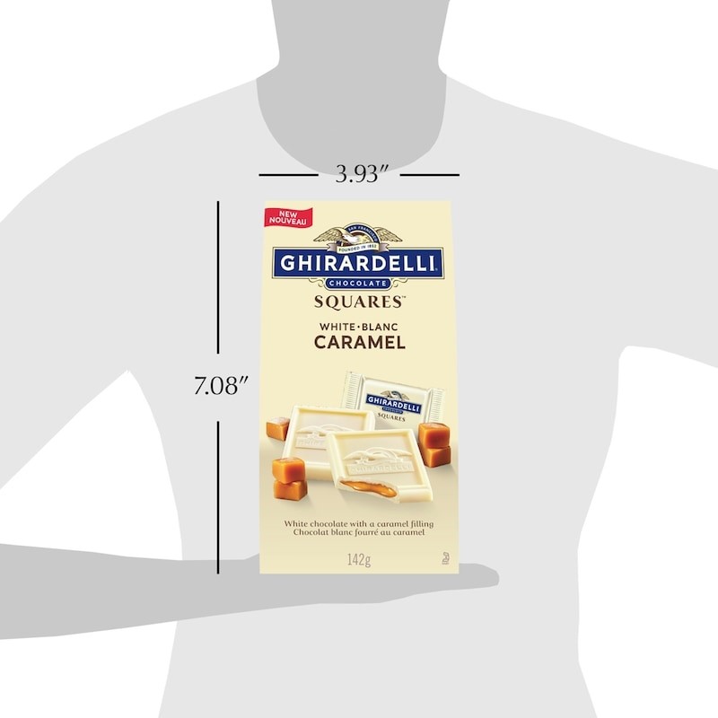 Lindt Caramel White Chocolate Squares Bag
