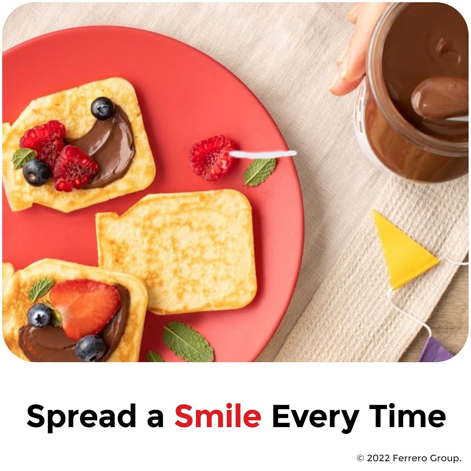 Nutella Hazelnut Spread with Cocoa for Breakfast Great for Holiday Baking 2.2 lb