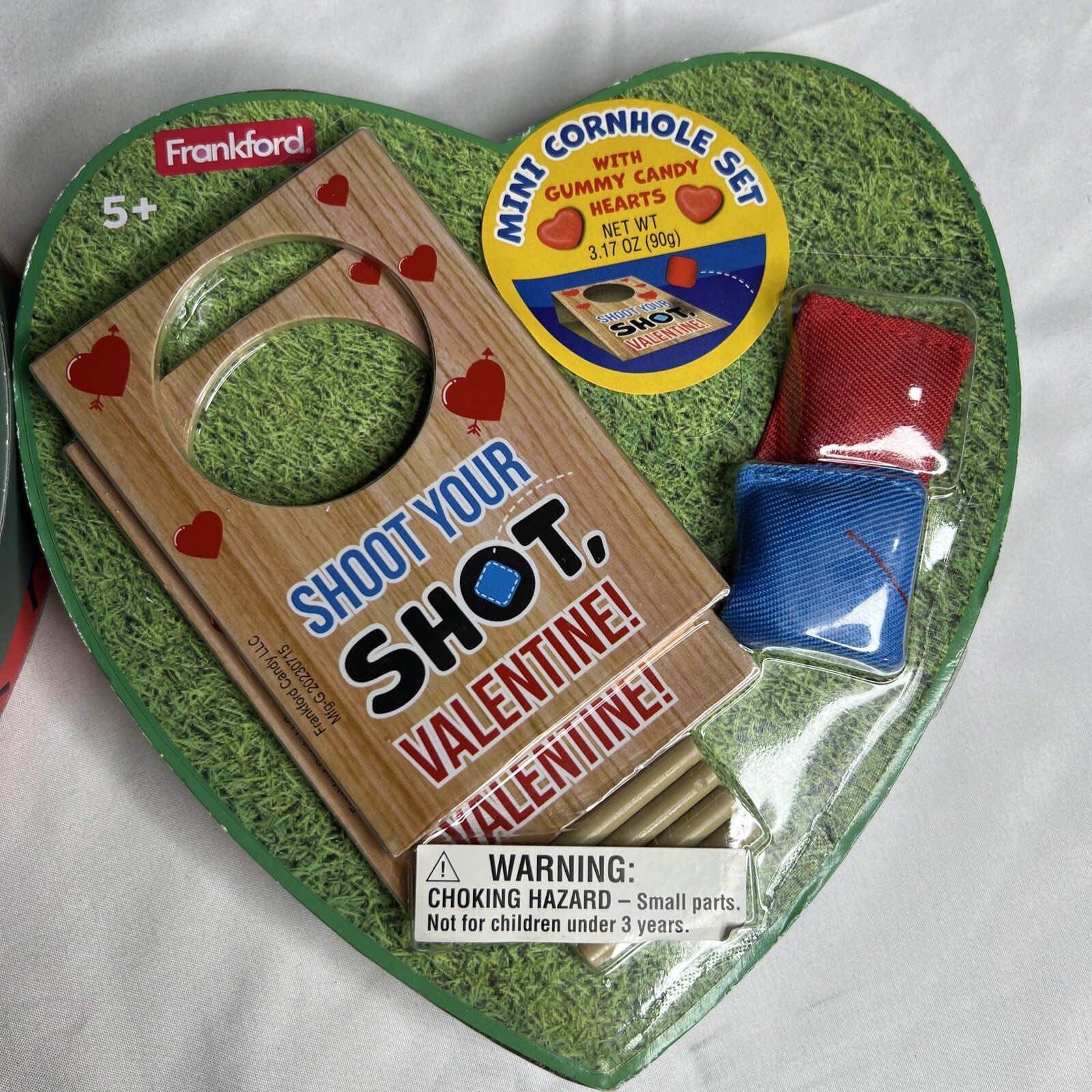 Lot Of 2 Frankford Best Pickleball Partner Shoot Your Shot Cornhole Valentines