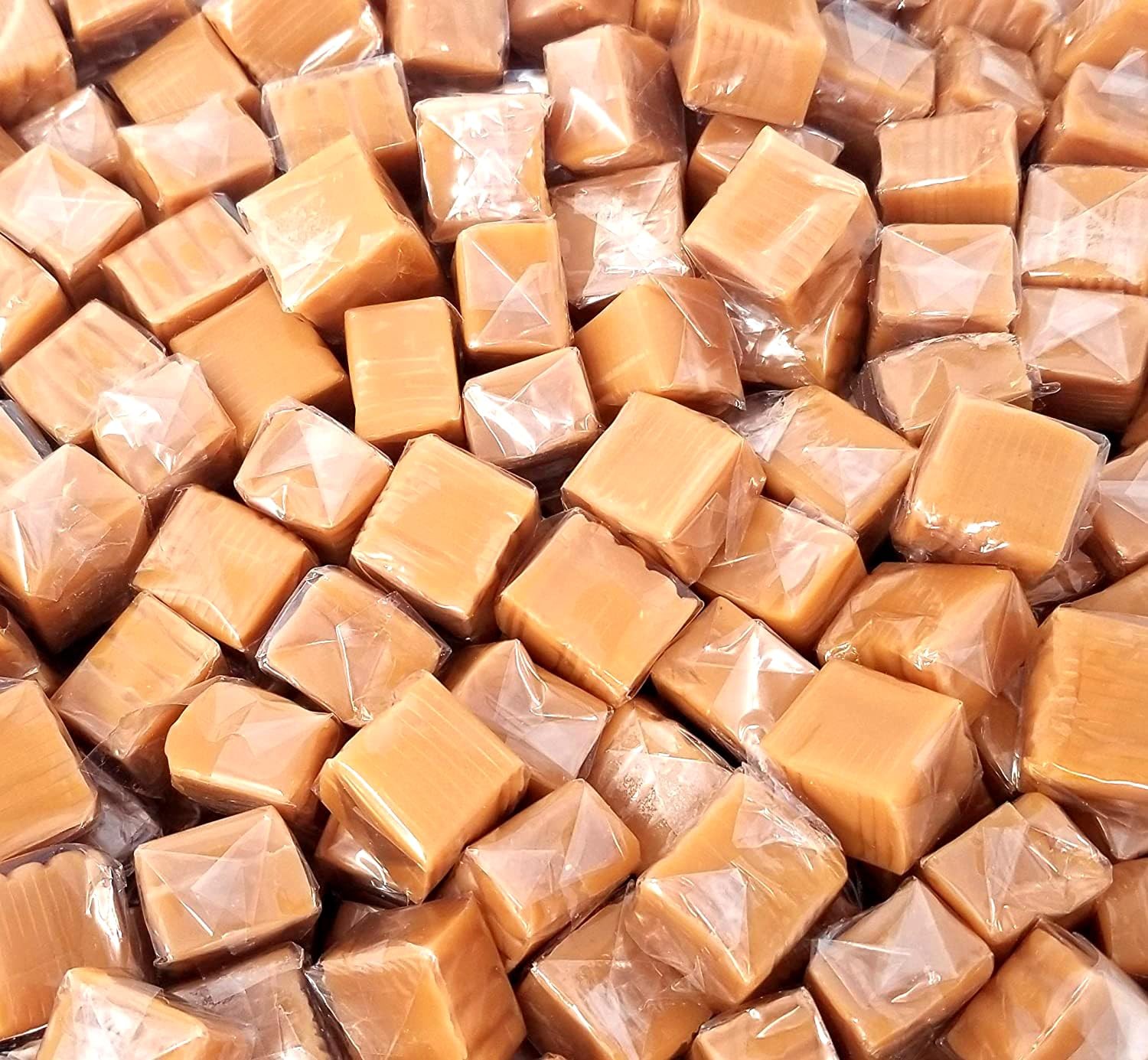 Caramel Cubes Candy – 4 Pound Pack 300 Pieces Count – Classic Chewy Squares