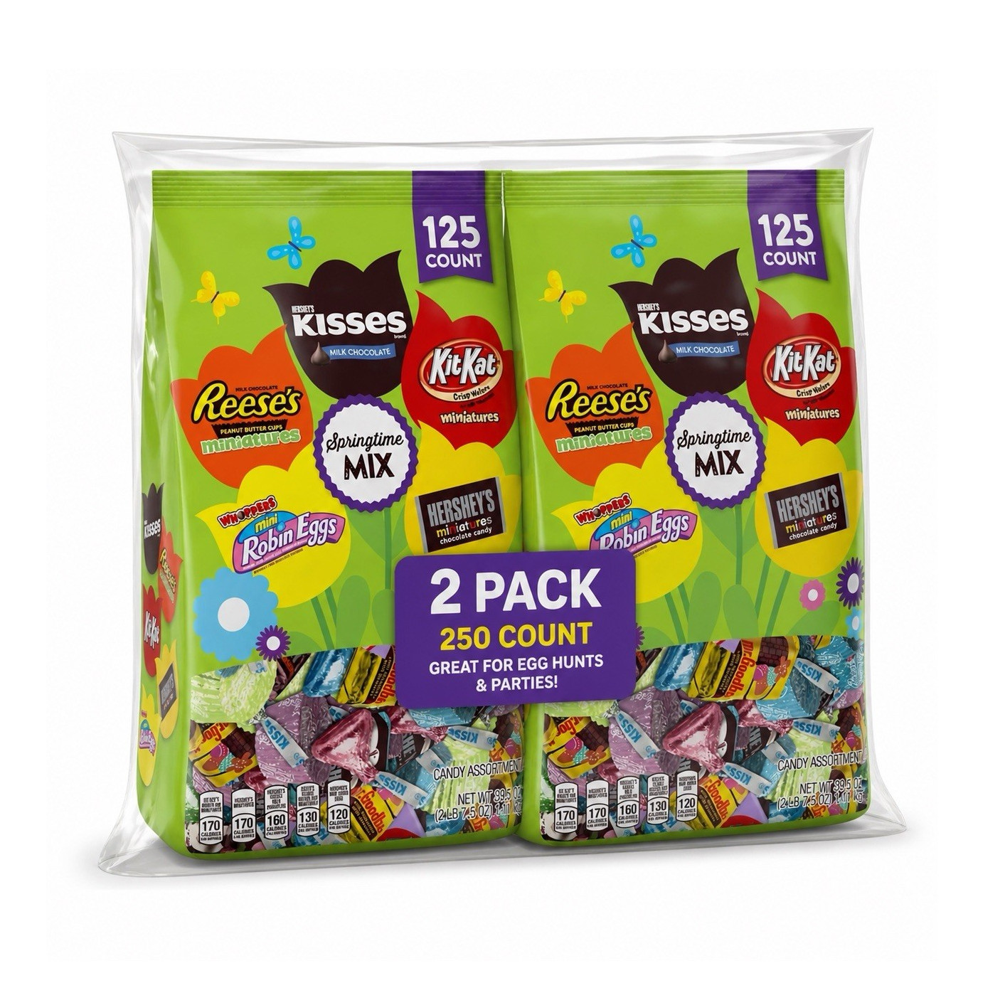 Easter Candy Variety Mix 2 Pack – Hershey’s, Reese’s, KitKat & More