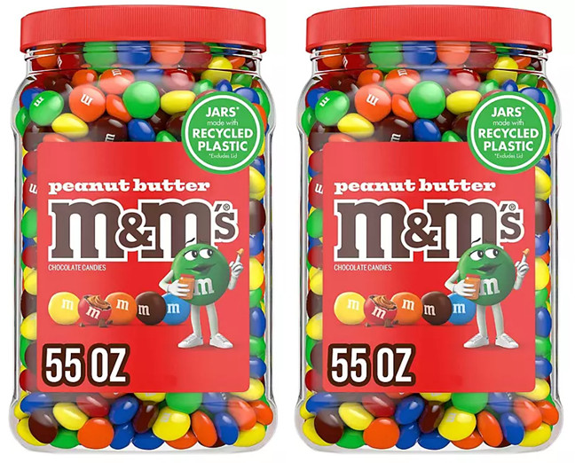 2 pack M&M’S Peanut Butter Milk Chocolate Candy, 55 oz. – FREE shipping