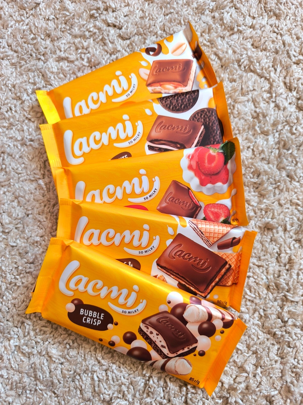 ROSHEN LACMI CHOCOLATE SET OF 5 DIFFERENT TASTES