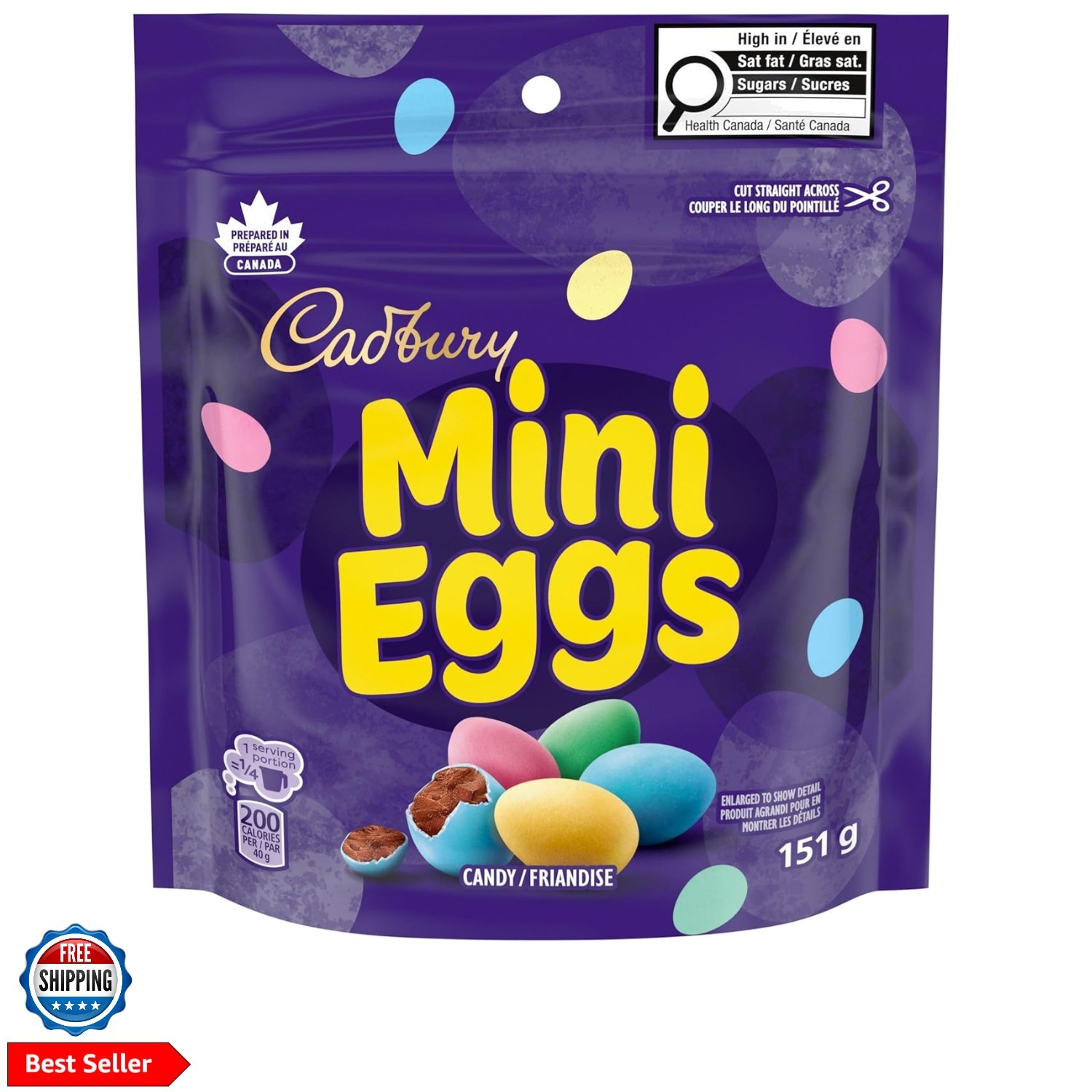 Milk Chocolate Mini Eggs, 151g/5.3 oz
